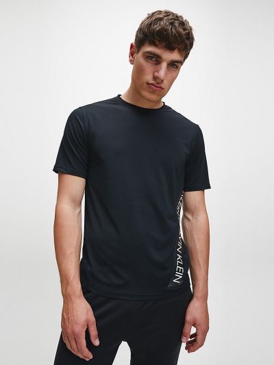 Calvin Klein Ruhák HU534522 | Calvin Klein Gym Férfi Póló Fekete